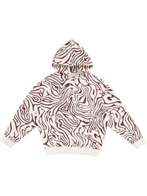 logo-embroidered hoodie
