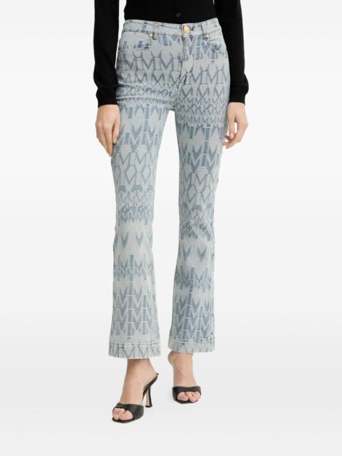 x Marciano logo-jacquard  jeans