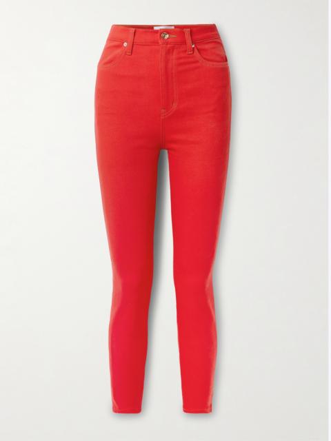 + Carolina Herrera The Taper High-rise Skinny Jeans
