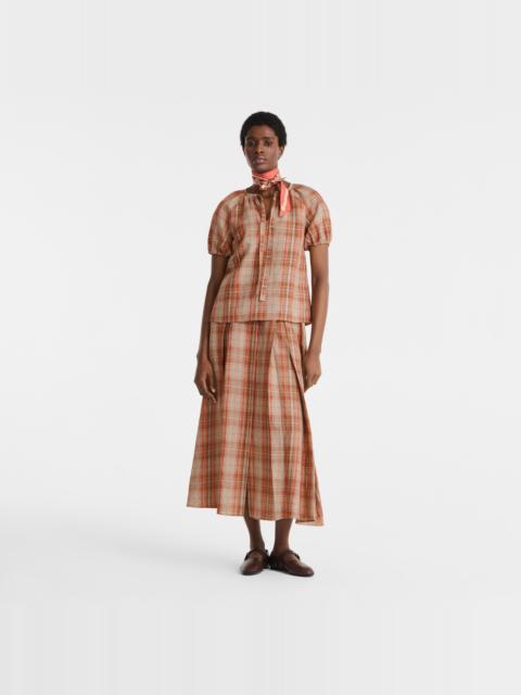Shirt Amber - Plaid linen