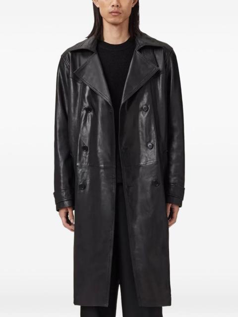 Kellett leather trench coat