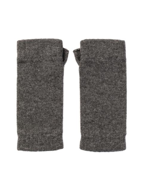 Grey Cashmere Wrist Warmers