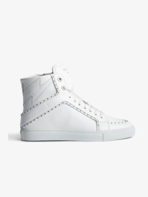 ZV1747 High Flash Studded Sneakers