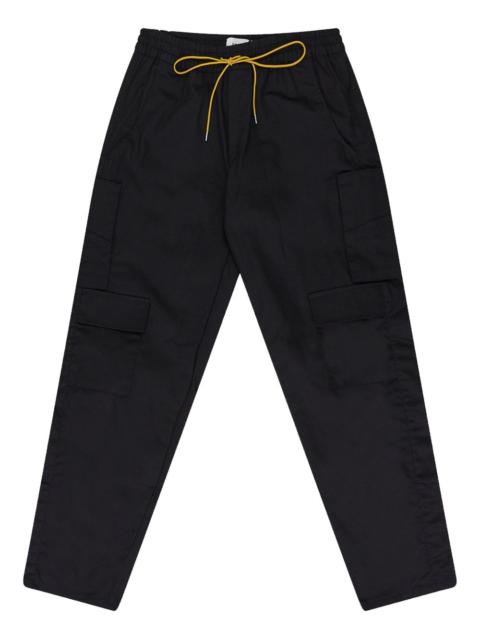 twill-texture cargo trousers