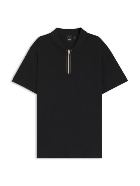REGULAR-FIT POLO SHIRT IN MERCERIZED COTTON