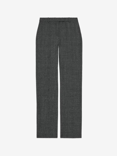 Flecked Glen Check Tailored Trousers