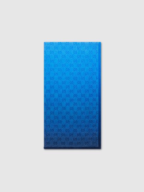 GG terrycloth beach towel