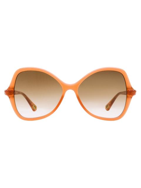 butterfly-frame sunglasses