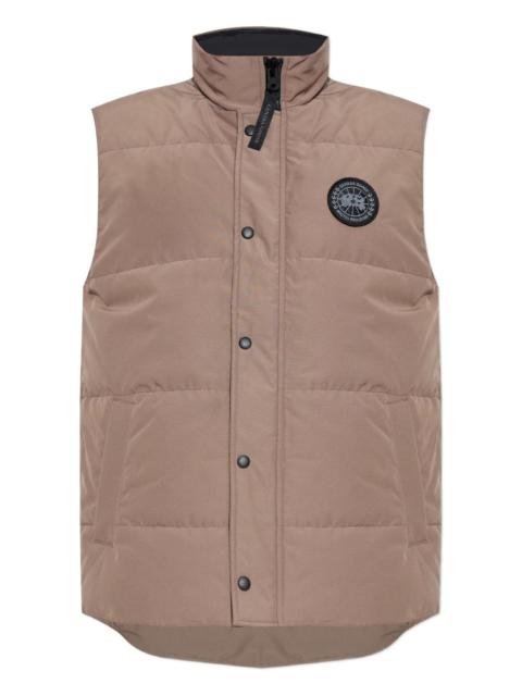 Garson snap-fastening padded gilet