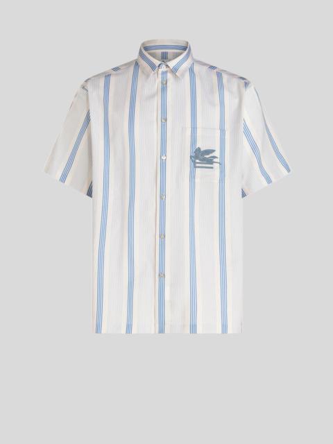 SHORT-SLEEVED STRIPED SHIRT