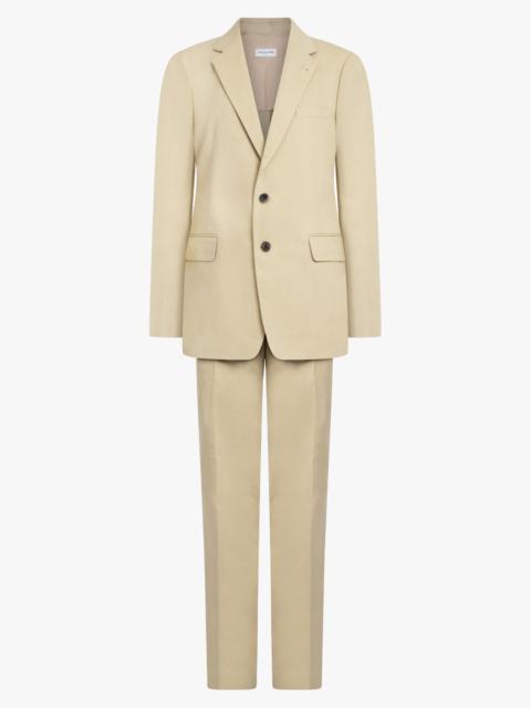 SINGLE BREASTED RELAXED SUIT JACKET X PANT | HAY BEIGE