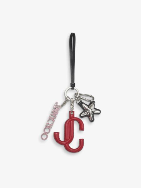 JC Multi Charm
Red & Candy Pink Calf Leather Star Logo Bag Charm