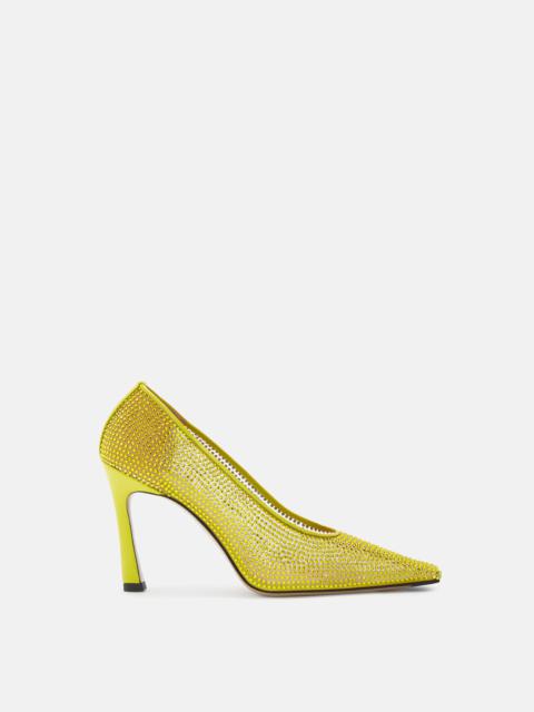 ''JUNO'' WHITE AND YELLOW PUMP