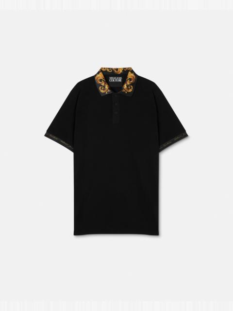 Printed Cotton-Piqué Polo
