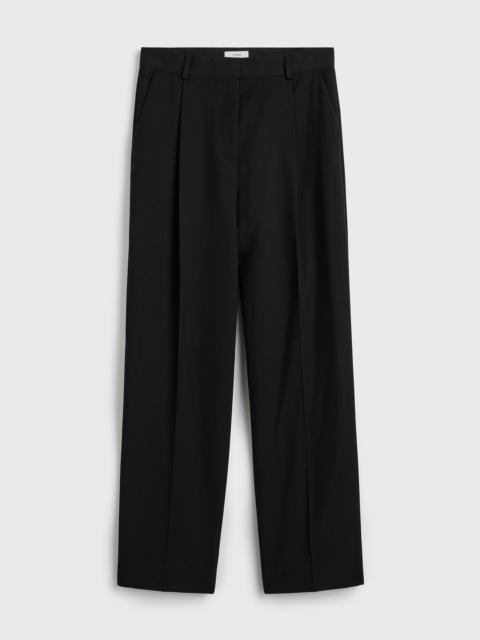 Pleat trousers black