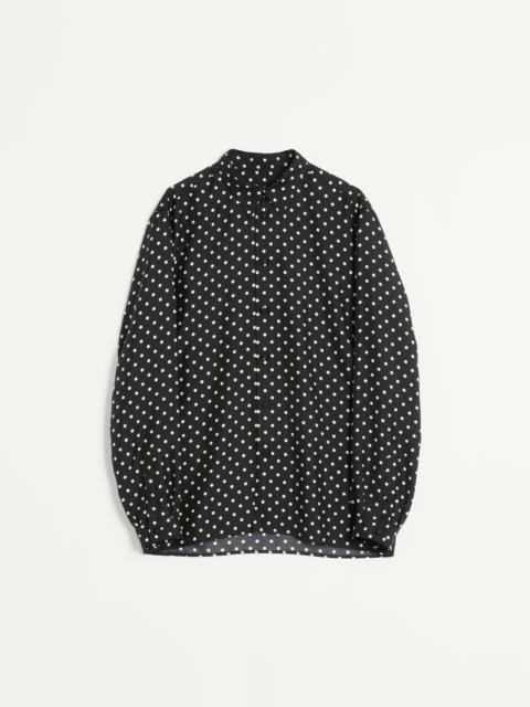 SILK TWILL SHIRT WITH PLUSDEPOIS PRINT