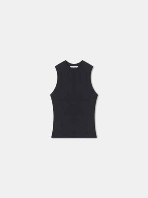 JUNE
Cut-out back ribbed tank top