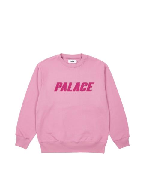 IRIDESCENT APPLIQUE CREW ULTRA MAUVE