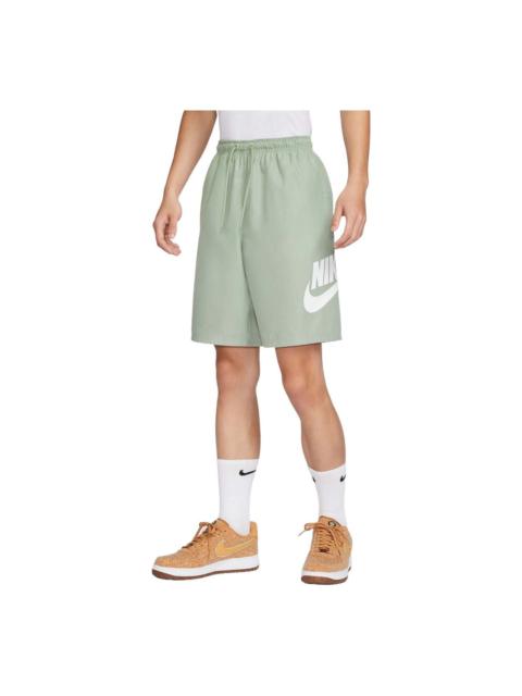 Nike Club Woven Shorts Asia Sizing 'Green White' FN3304-370
