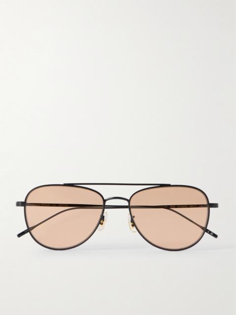 Aviator-style Metal Sunglasses