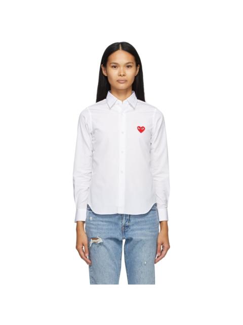 White Heart Patch Shirt