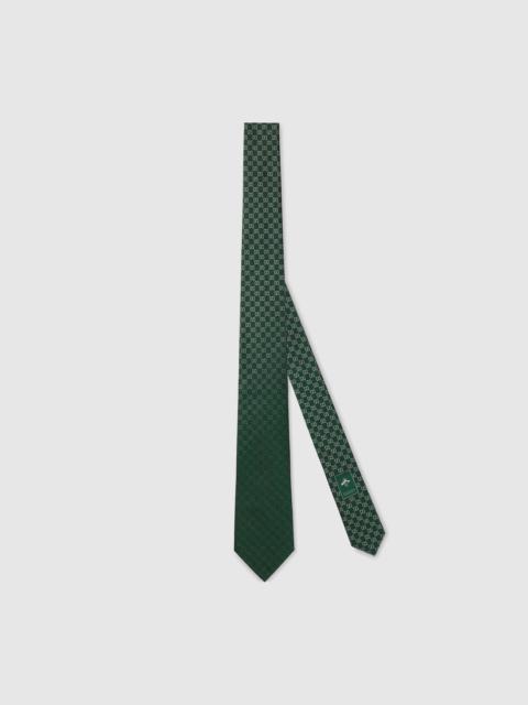 GG silk jacquard tie