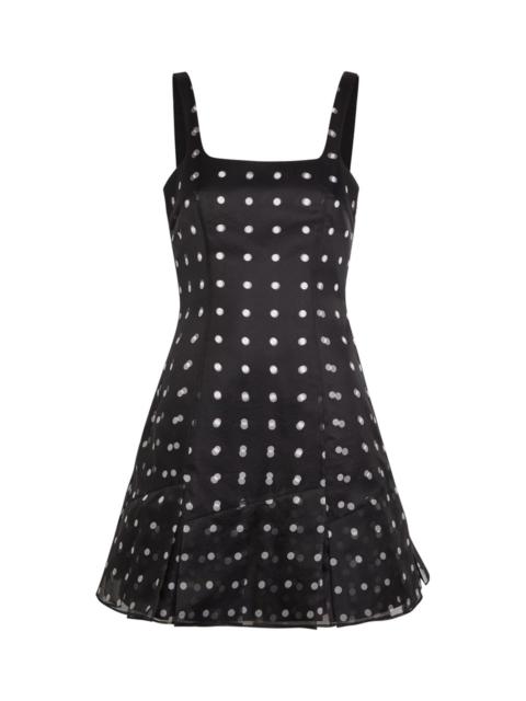 Emilia Wickstead Juelee Polka dot Layered Silk-chiffon Mini Dress