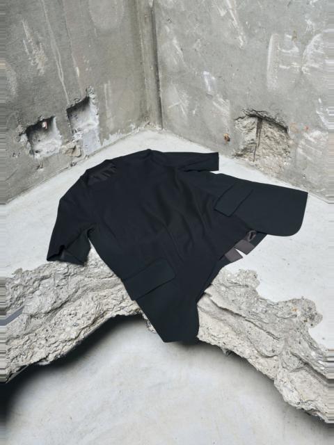 Wool Suiting x Cotton Knit Pullover