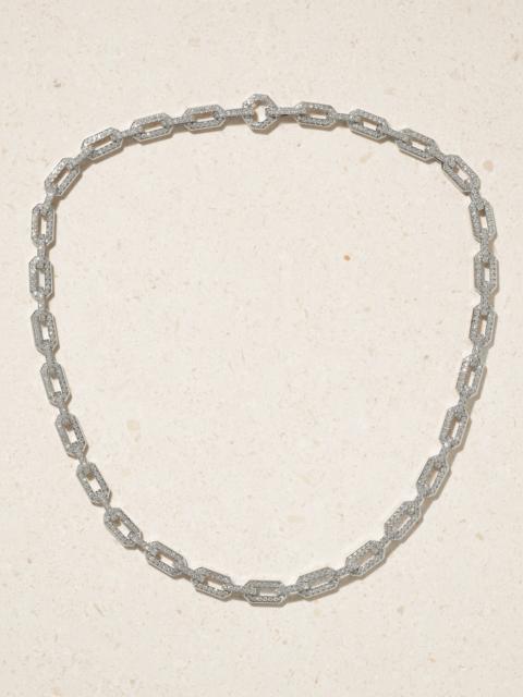 18-karat White Gold Diamond Necklace