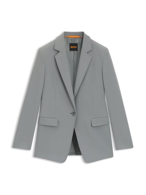 FITTED BLAZER IN STRETCH FABRIC