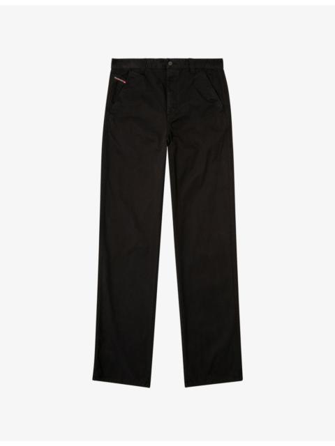 P-Hant-Chino Straight-Leg Cotton-Twill Trousers