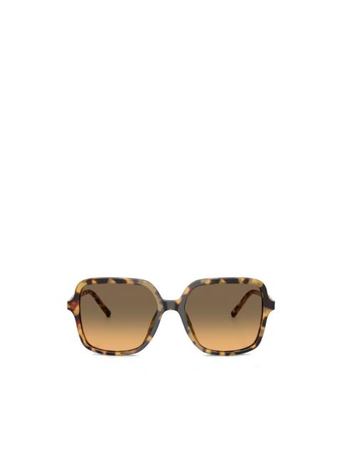 tortoiseshell square sunglasses