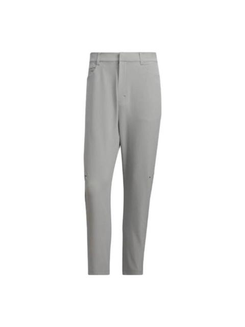 adidas Business Casual Slim-Fit Woven Pants 'Grey' IZ1587