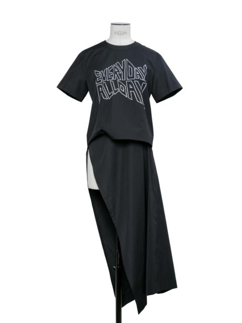 geoff sacai by Geoff Mcfetridge Poplin Dress