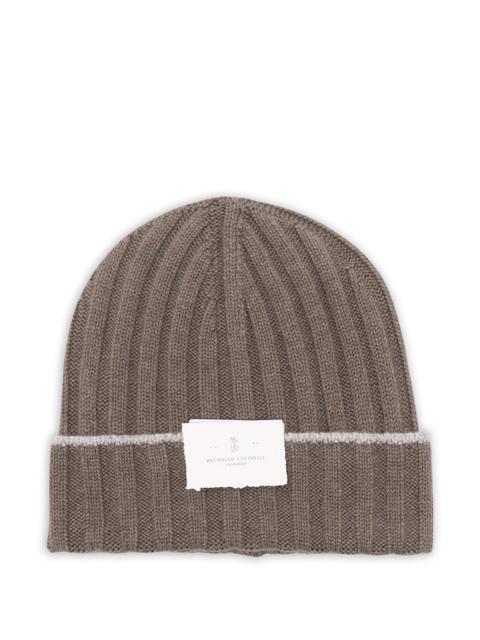 Brunello Cucinelli Ribbed-knit Cashmere Beanie Hat