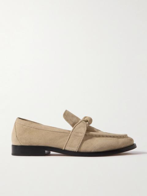 Astaire Embellished Suede Loafers