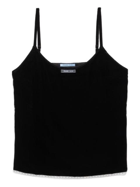logo-label velvet top