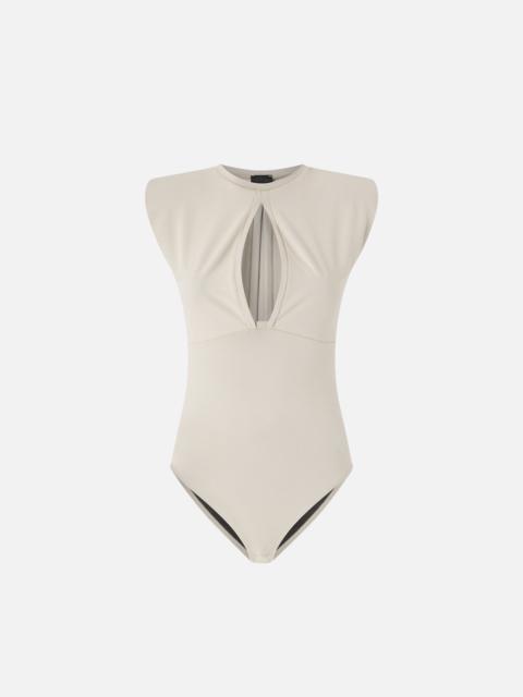 RUN-RESISTANT BODYSUIT WITH CUT-OUT DETAIL