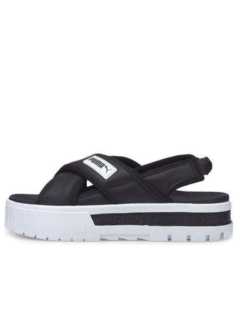 (WMNS) PUMA Mayze Sandal 'Black White' 384830-01