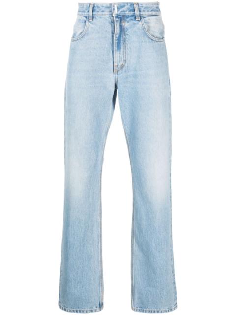 mid-rise loose-fit jeans