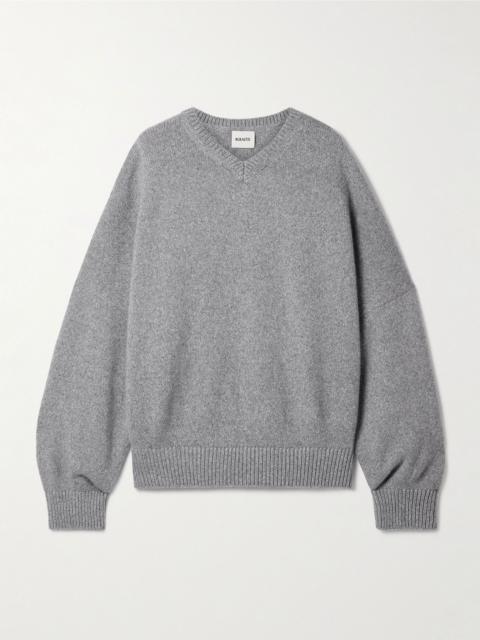 Wolfe oversized cashmere sweater Gray