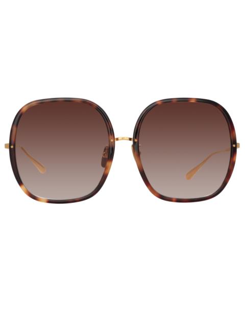 CELIA OVERSIZED SUNGLASSES IN TORTOISESHELL