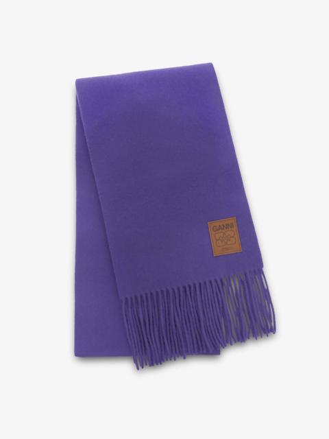 WOOL KNIT SCARF