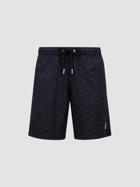 Monogram Print Swim Shorts