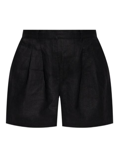 pleated shorts