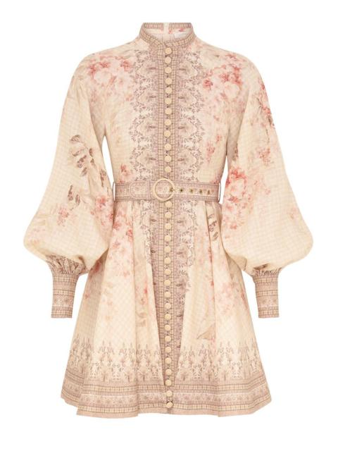 ILLUMINATE BUTTONED MINI DRESS