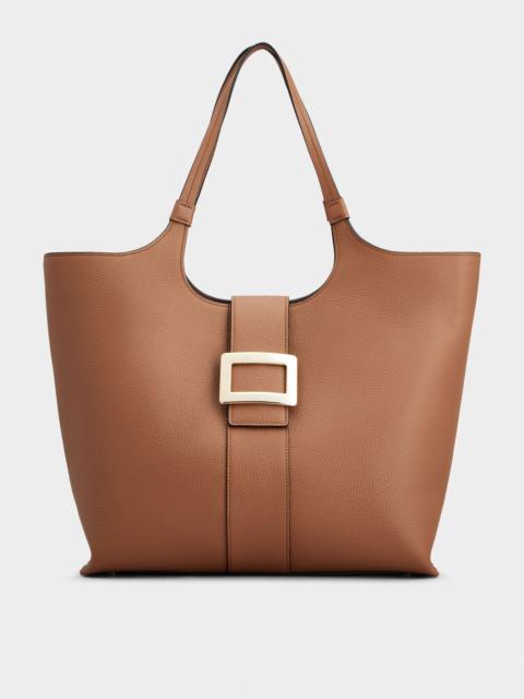 Belle Vivier Medium Shopping Bag in leather