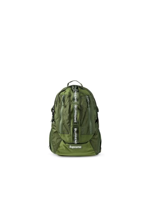 logo strap backpack