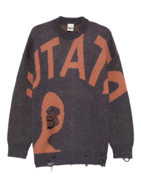 Mutate distressed sweater