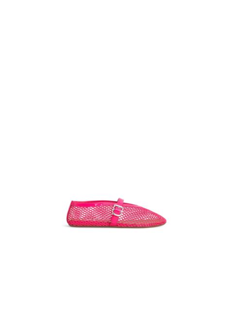 BALLET FLATS IN FISHNET